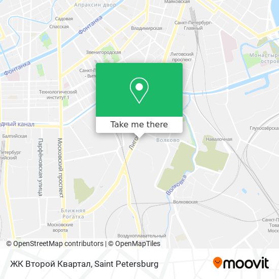 ЖК Второй Квартал map