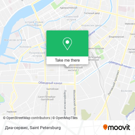 Диа-сервис map