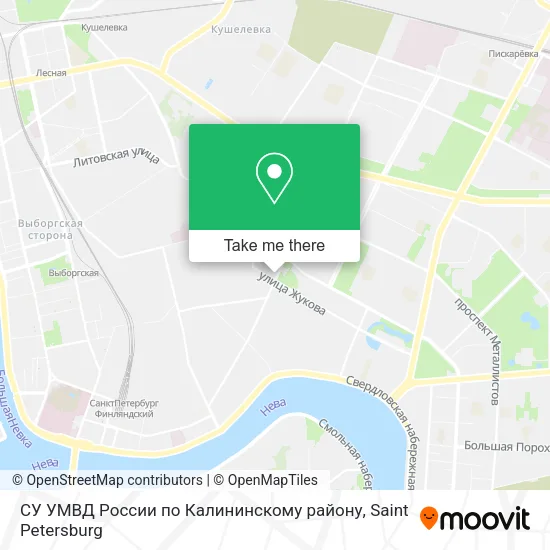 СУ УМВД России по Калининскому району map