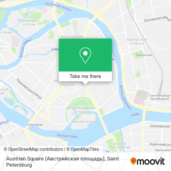 Austrian Square (Австрийская площадь) map