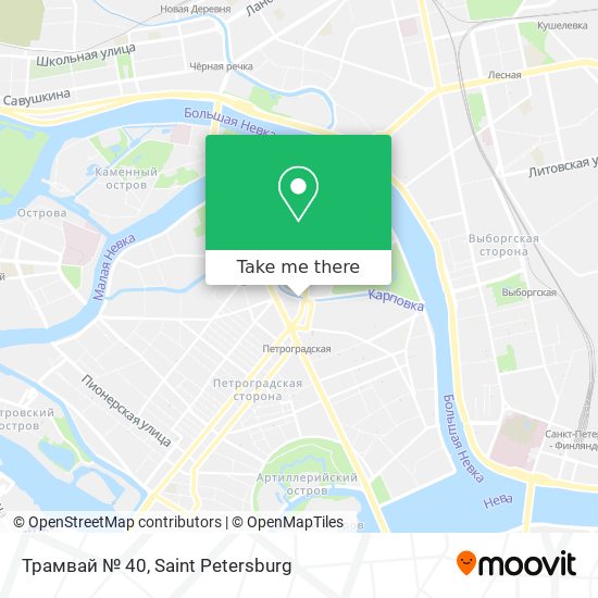 Трамвай № 40 map