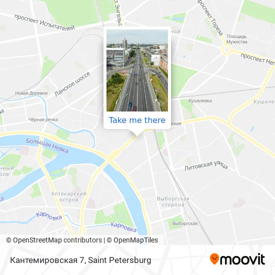 Кантемировская 7 map