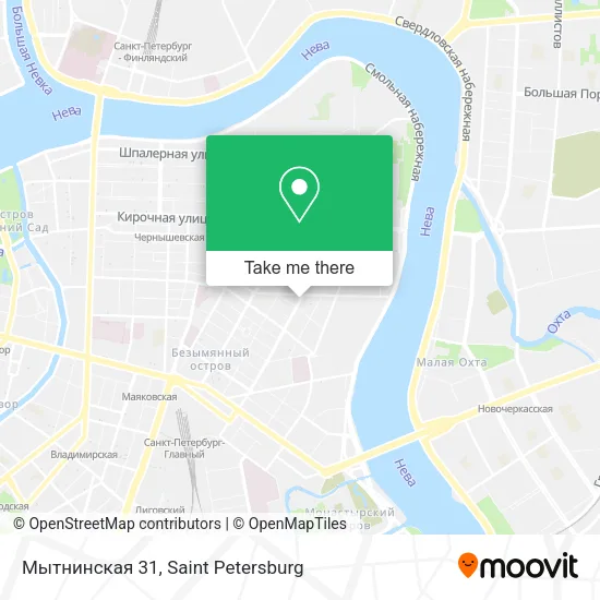 Мытнинская 31 map