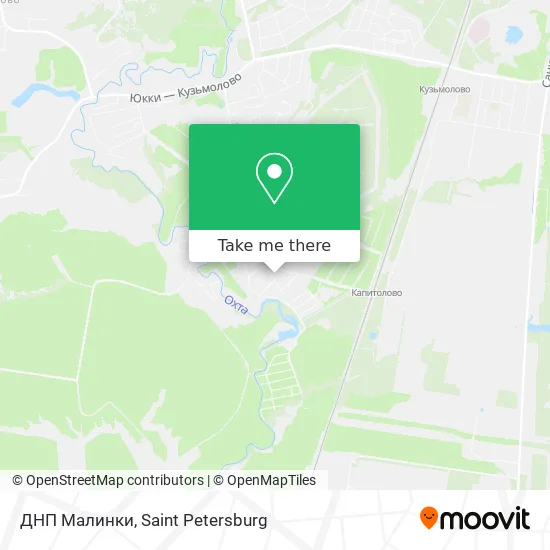 ДНП Малинки map