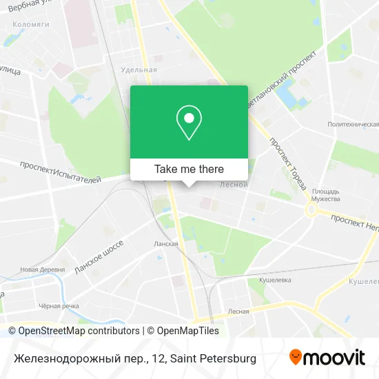 Железнодорожный пер., 12 map