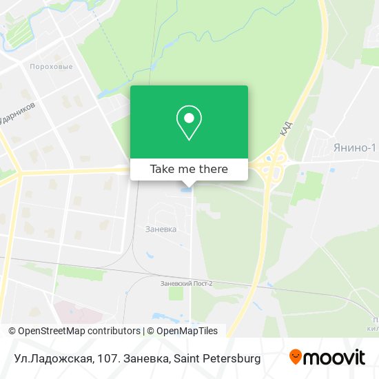 Ул.Ладожская, 107. Заневка map