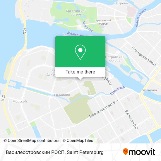Василеостровский РОСП map