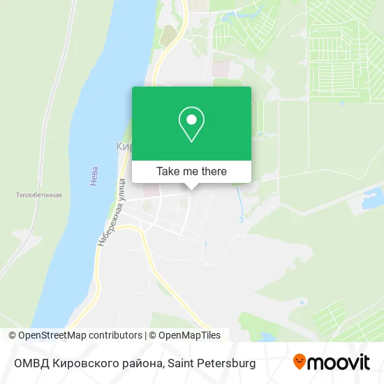 ОМВД Кировского района map