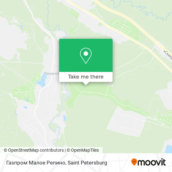 Газпром Малое Репино map
