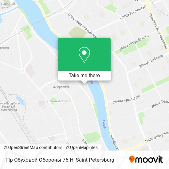 Пр Обуховой Обороны 76 Н map