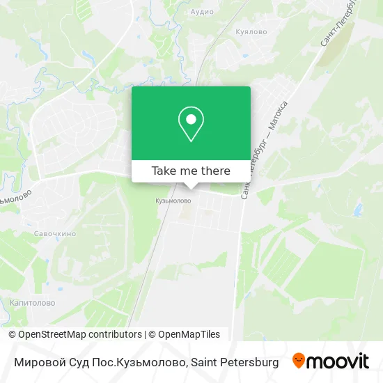 Мировой Суд Пос.Кузьмолово map