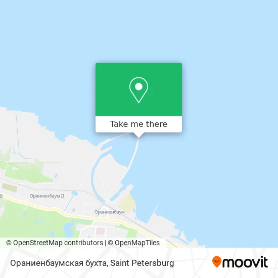 Ораниенбаумская бухта map