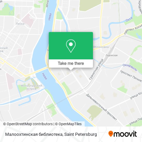 Малоохтинская библиотека map