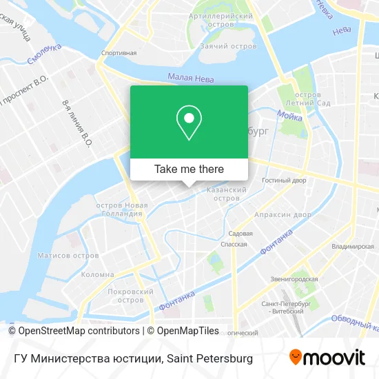 ГУ Министерства юстиции map