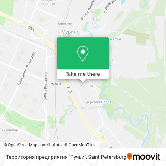 Территория предприятия "Ручьи" map