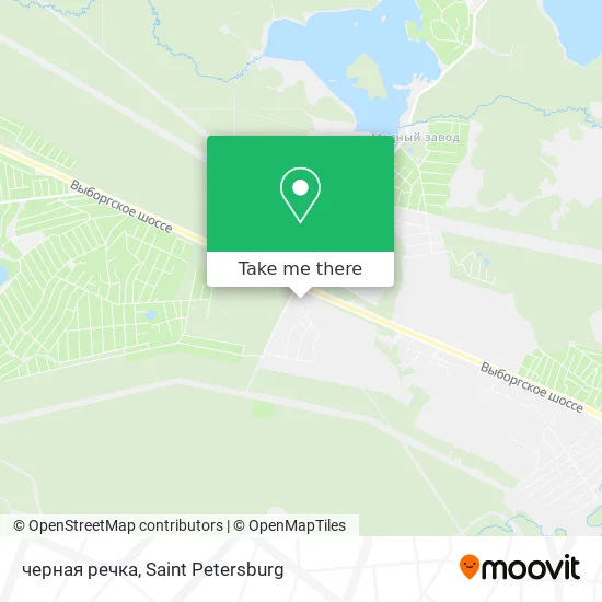 черная речка map