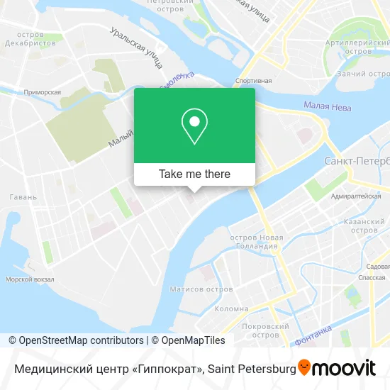 Медицинский центр «Гиппократ» map