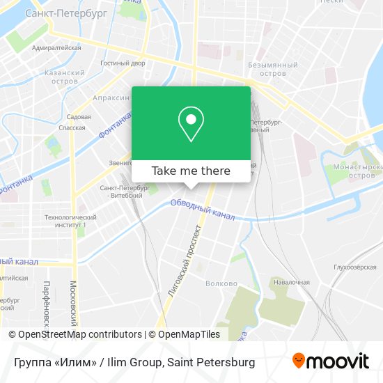 Группа «Илим» / Ilim Group map