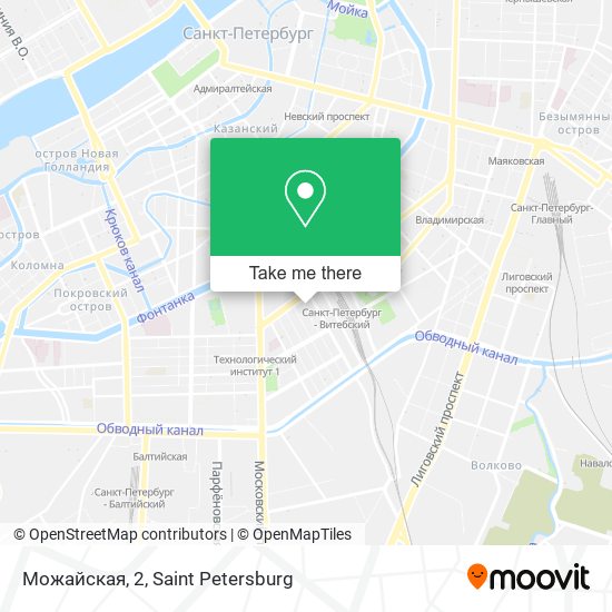 Можайская, 2 map