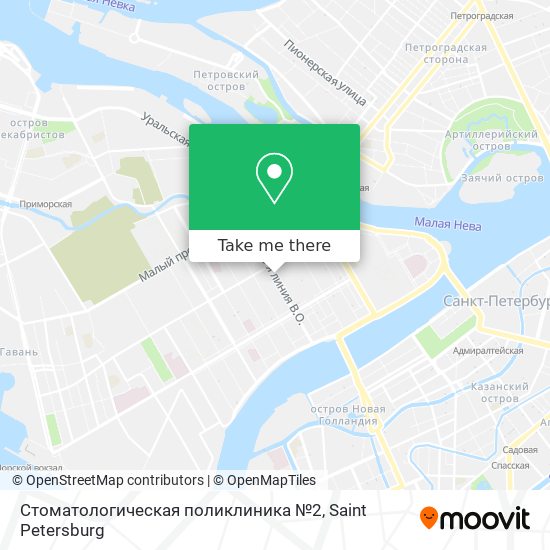Стоматологическая поликлиника №2 map