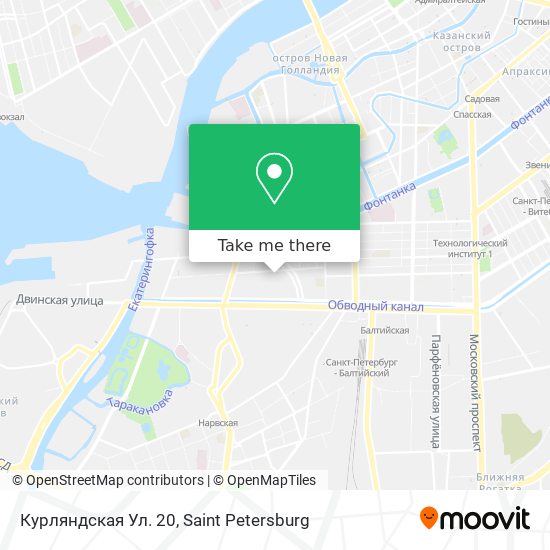Курляндская Ул. 20 map