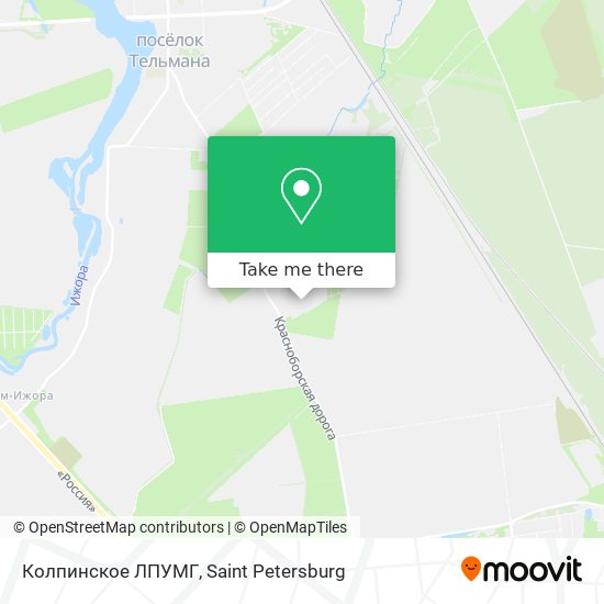 Колпинское ЛПУМГ map