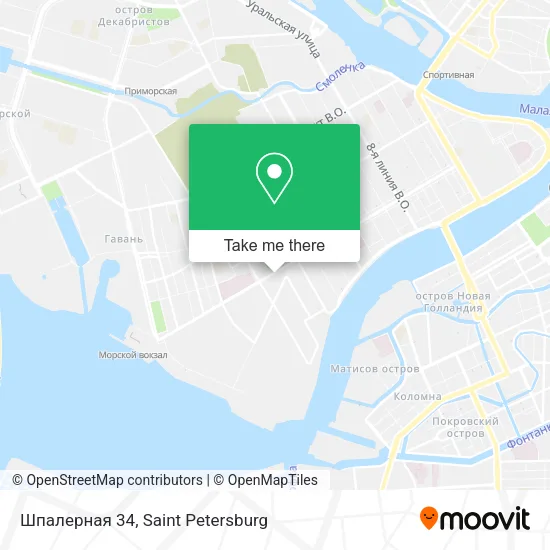 Шпалерная 34 map