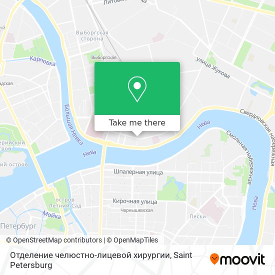 Отделение челюстно-лицевой хирургии map