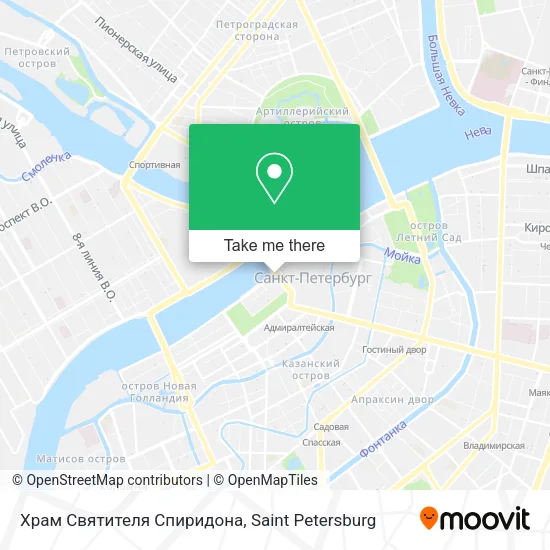 Храм Святителя Спиридона map