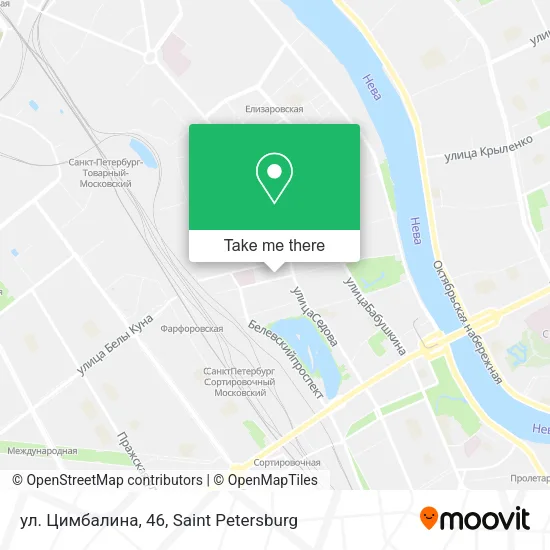 ул. Цимбалина, 46 map
