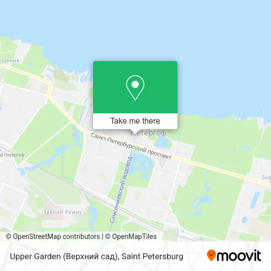 Upper Garden (Верхний сад) map