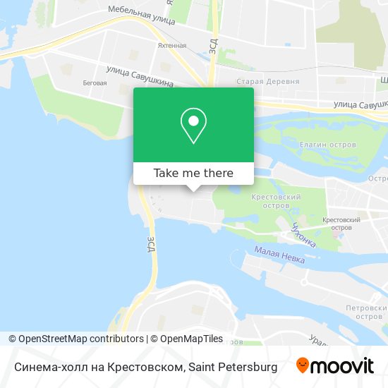 Синема-холл на Крестовском map