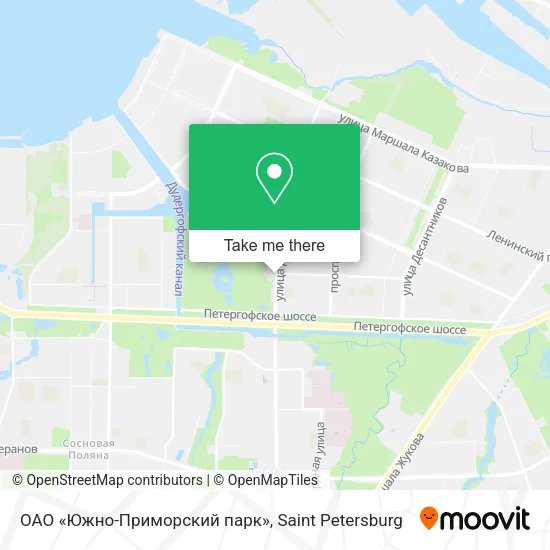 ОАО «Южно-Приморский парк» map