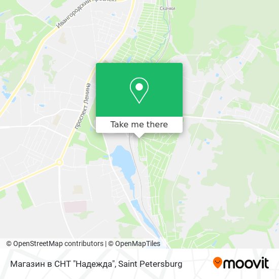 Магазин в СНТ "Надежда" map