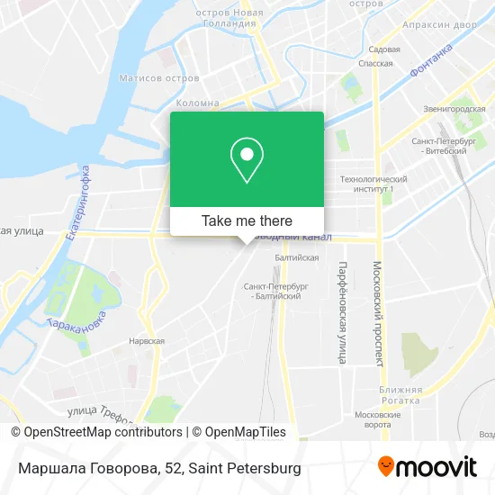 Маршала Говорова, 52 map