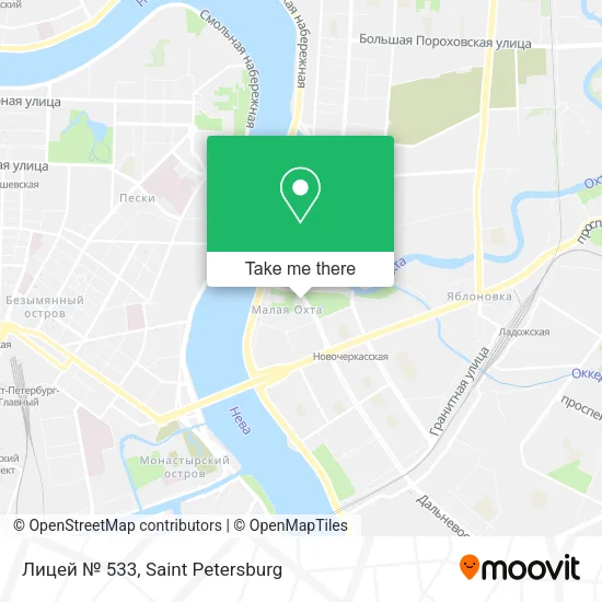 Лицей № 533 map