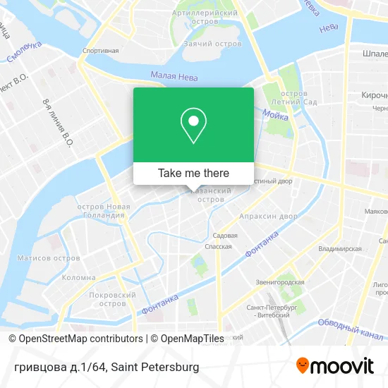 гривцова д.1/64 map