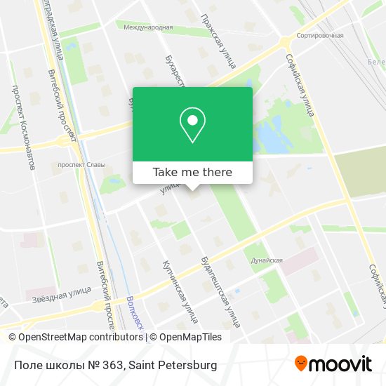 Поле школы № 363 map