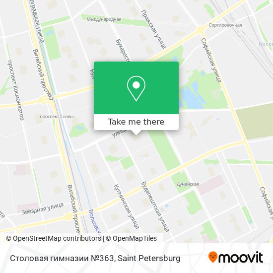 Столовая гимназии №363 map