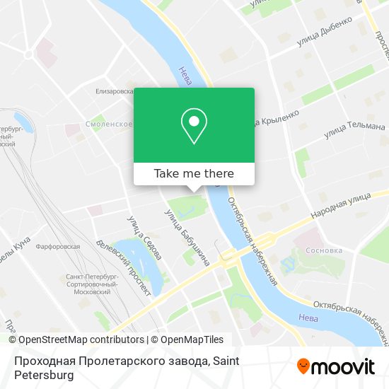 Проходная Пролетарского завода map