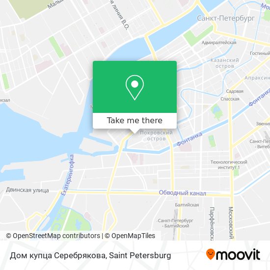 Дом купца Серебрякова map