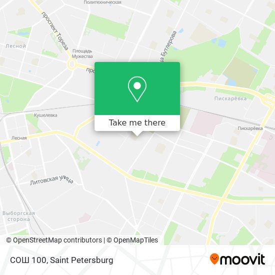 СОШ 100 map