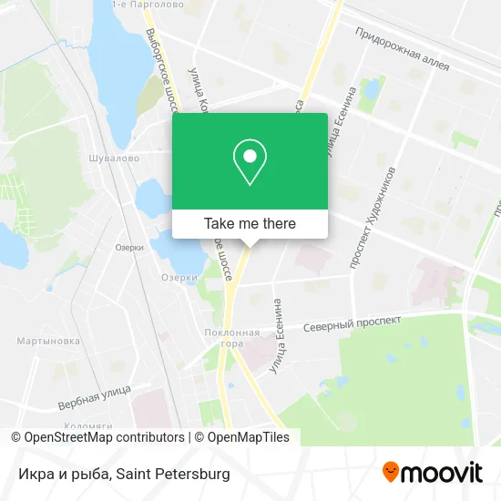 Икра и рыба map