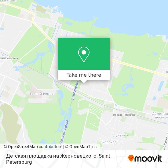 Детская площадка на Жерновецкого map