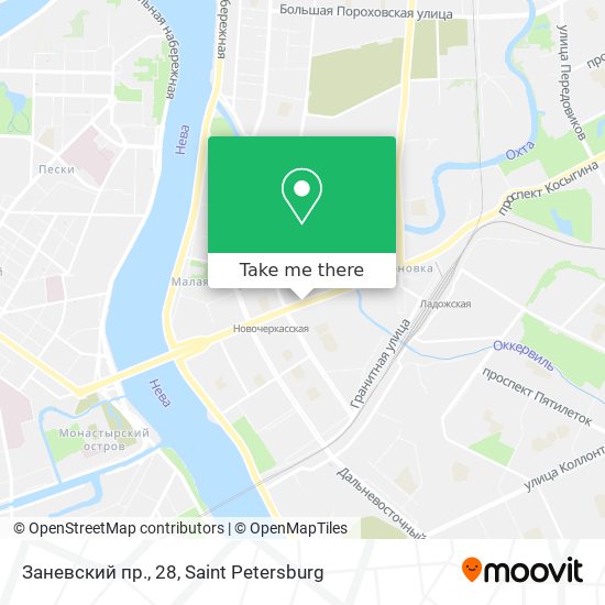 Заневский пр., 28 map