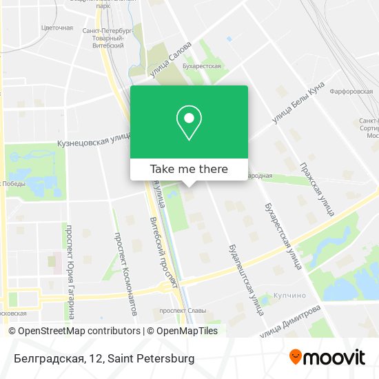 Белградская, 12 map