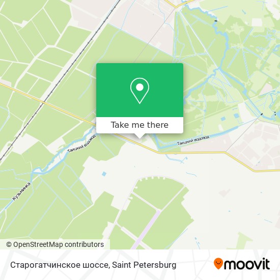 Старогатчинское шоссе map