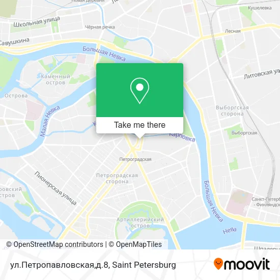 ул.Петропавловская,д.8 map