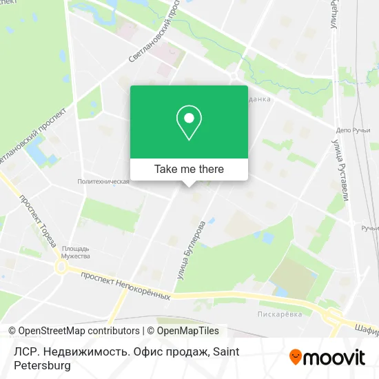ЛСР. Недвижимость. Офис продаж map