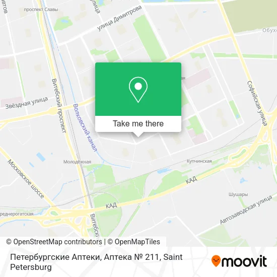 Петербургские Аптеки, Аптека № 211 map